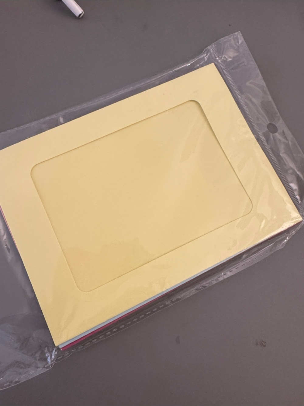 Cream Photo Frame card stock  Board for Home Party Displays. Assorted colors